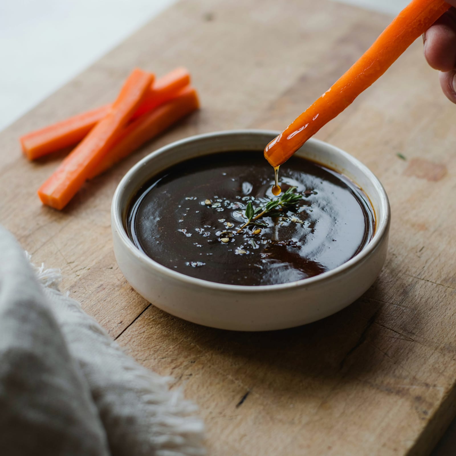Apple Cider Vinegar Dip with Pumpkin Seed Oil - gallery 2