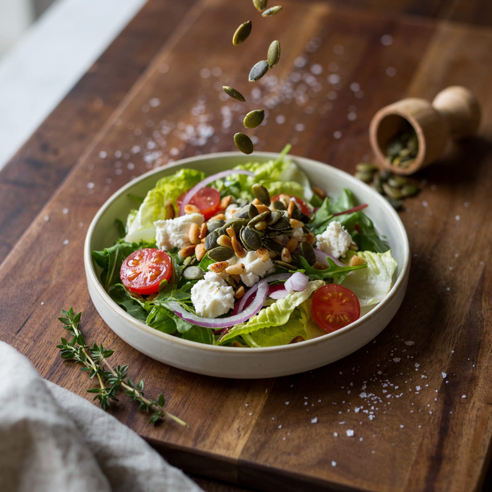 Goat Cheese Salad with Pumpkin Seed Oil - gallery 2