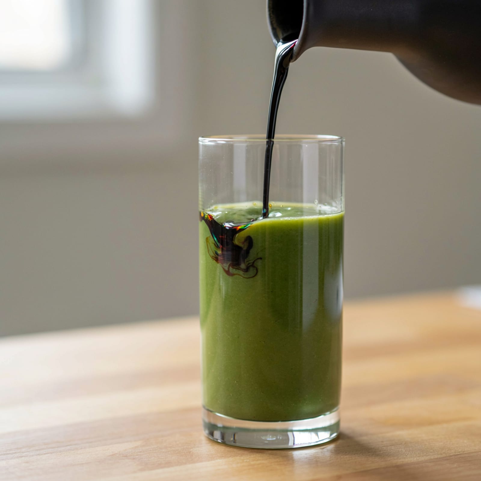 Savoury Green Smoothie with Pumpkin Seed Oil - gallery 2