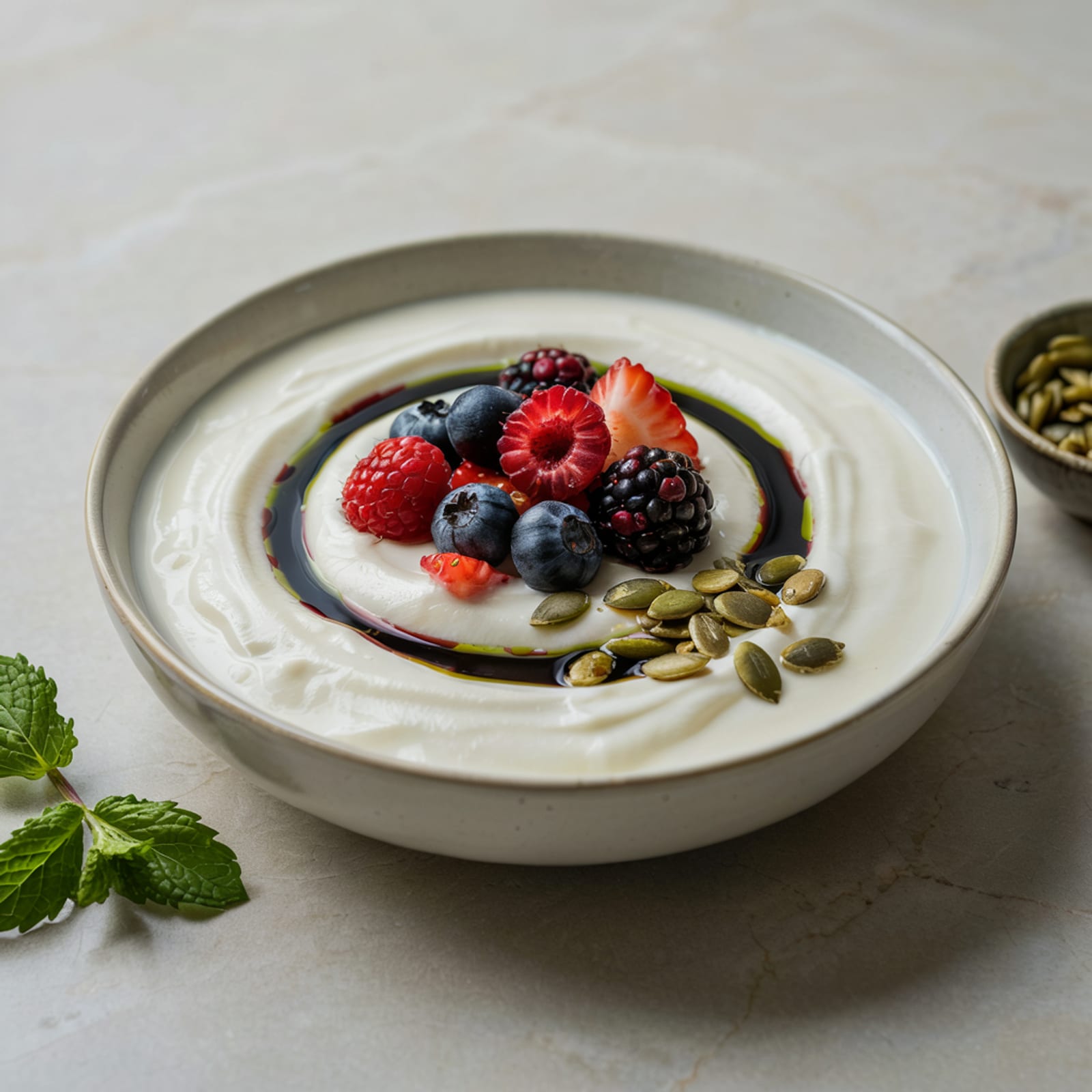 Yoghurt Bowl with Pumpkin Seed Oil - gallery 2