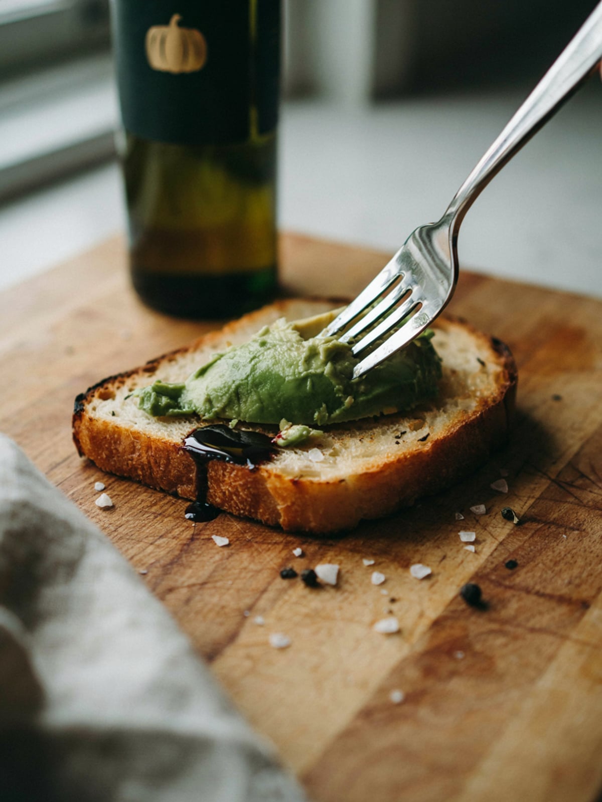 Avocado Toast with Pumpkin Seed Oil
