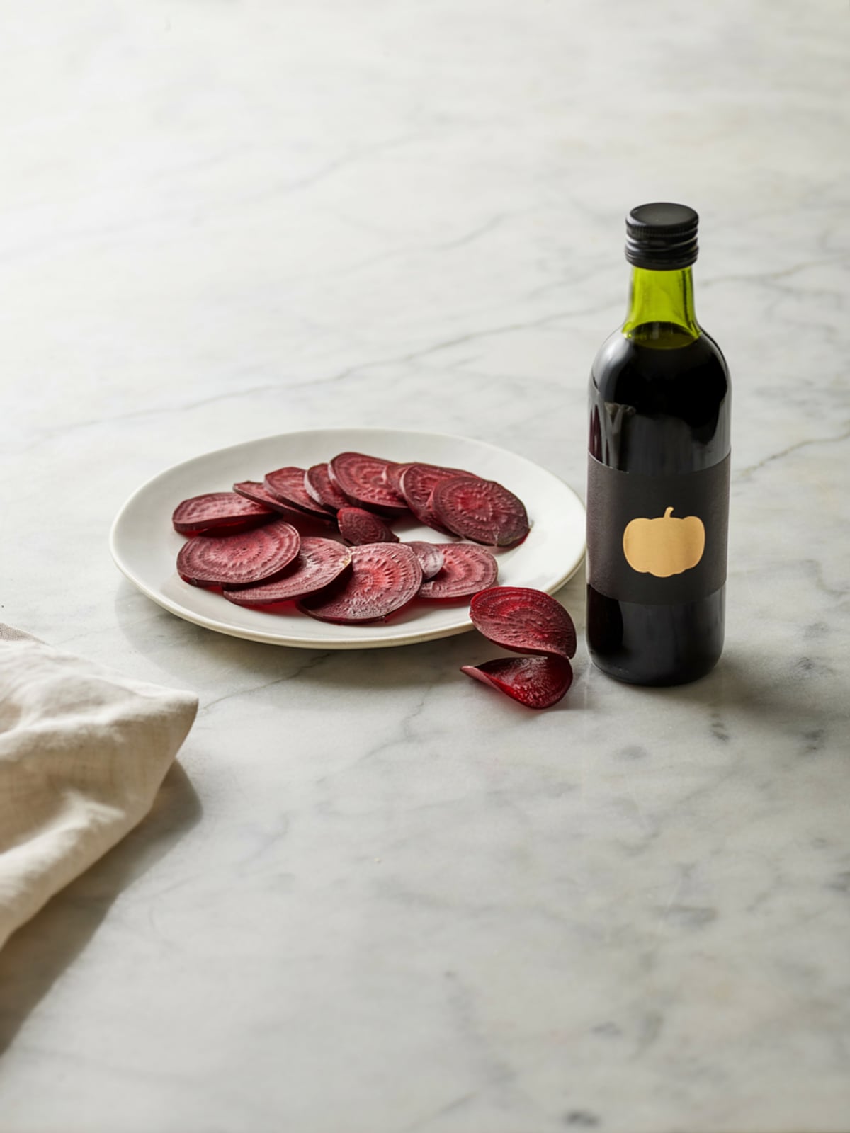 Beetroot Carpaccio with Pumpkin Seed Oil