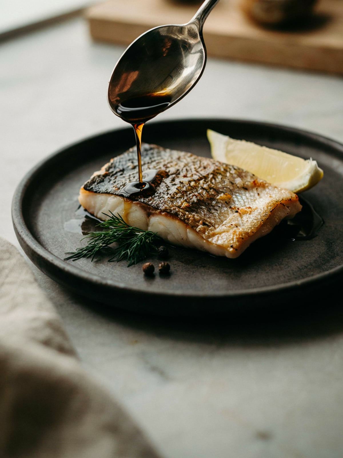 Pan-Fried Trout with Pumpkin Seed Oil